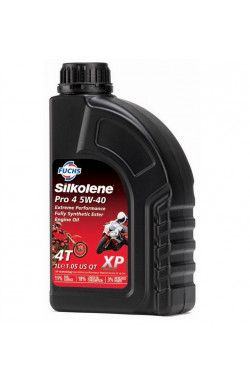 Silkolene Pro 4 XP 5W40 Olio Moto Racing 100% Sintetico Ester Oil 1 Litri