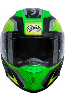 Premier Casco helmets Integrale Vyrus Mp VYRUS MP 6 BM GREEN FLUO/YELLOW/BLACK