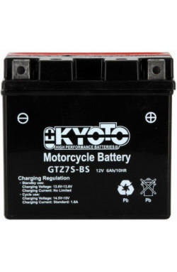 Kyoto - Batteria YTZ7S-BS AGM senza manutenzione con pacco acido