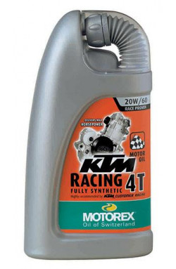 OLIO MOTOREX RACING 4T 20W60 UFFICIALE KTM 1 litro