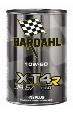 1 Lt Olio Bardahl XT4-R C60 RACING 39.67 10W-60 100% sintetico, Olio Motore 4 Tempi