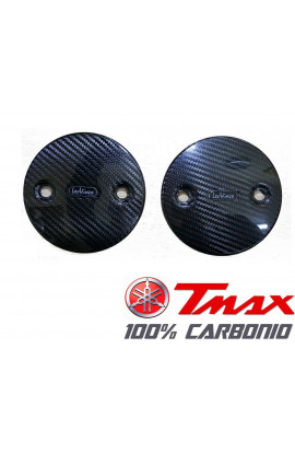 COPPIA COVER CARTER LATERALI IN CARBONIO LEOVINCE YAMAHA T-MAX TMAX 500 01-03