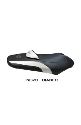 Rivestimento sella Nero / Bianco Yamaha T-Max 500 01>07 mod. Antonio