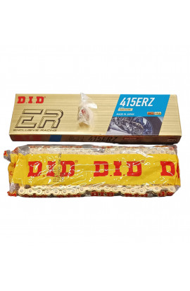 Catena trasmissione DID 415 ERZ Gold & Gold 150 maglie, passo 415, GP Racing
