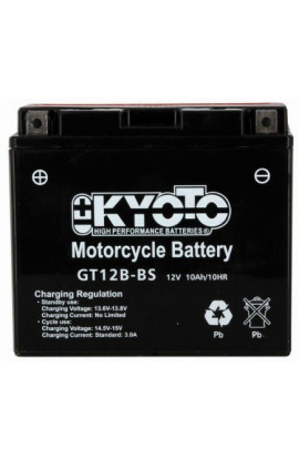 Kyoto - Batteria YT12B-BS senza manutenzione con pacco acido