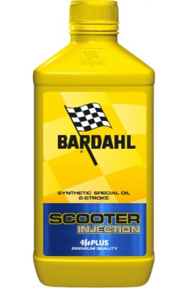Olio motore lubrificante Bardahl Scooter Injection 1 litro specifico per scooter 2T