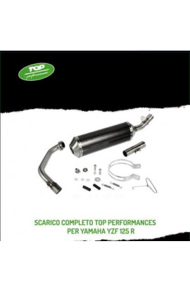 SCARICO impianto COMPLETO TOP TOPPERFORMANCES YAMAHA YZF-R 125 YZF R 125 4T