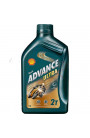 55952104 1 LITRO OLIO SHELL ADVANCE ULTRA 2T 1LT fully synthetic motorcycle oil