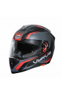 Premier Casco helmets Integrale Vyrus Mp9 Grigio-Nero-Rosso